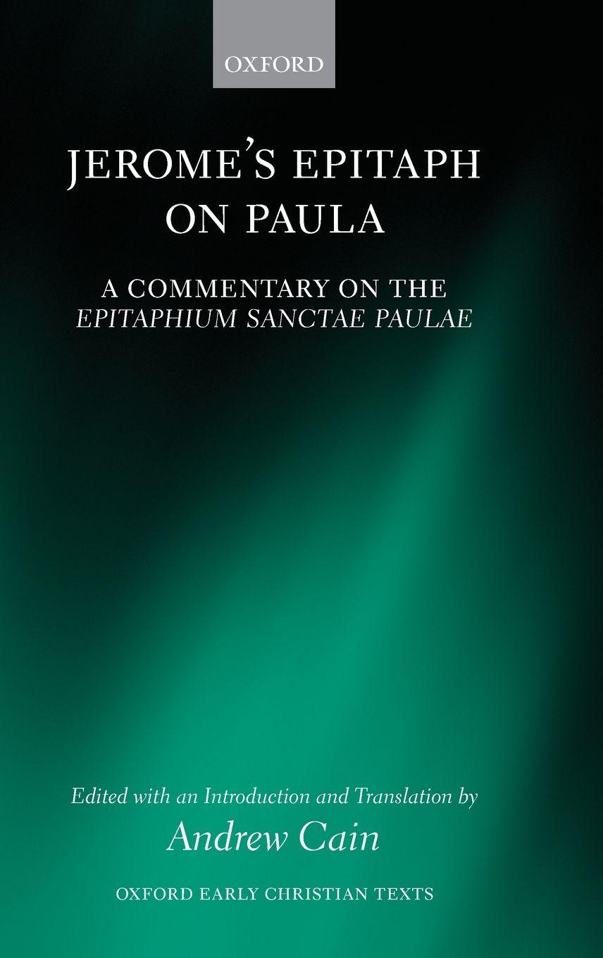 Vorderes Coverbild Jerome's Epitaph on Paula
