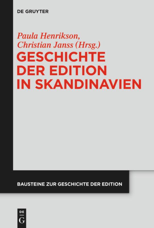 Vorderes Coverbild Geschichte der Edition in Skandinavien