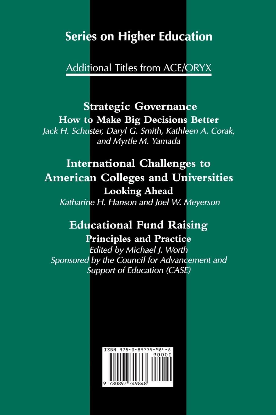 Rückseitencover Handbook for Alumni Administration