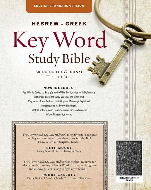 Vorderes Coverbild Hebrew-Greek Key Word Study Bible-ESV
