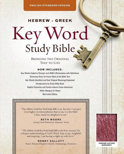 Vorderes Coverbild Hebrew-Greek Key Word Study Bible-ESV