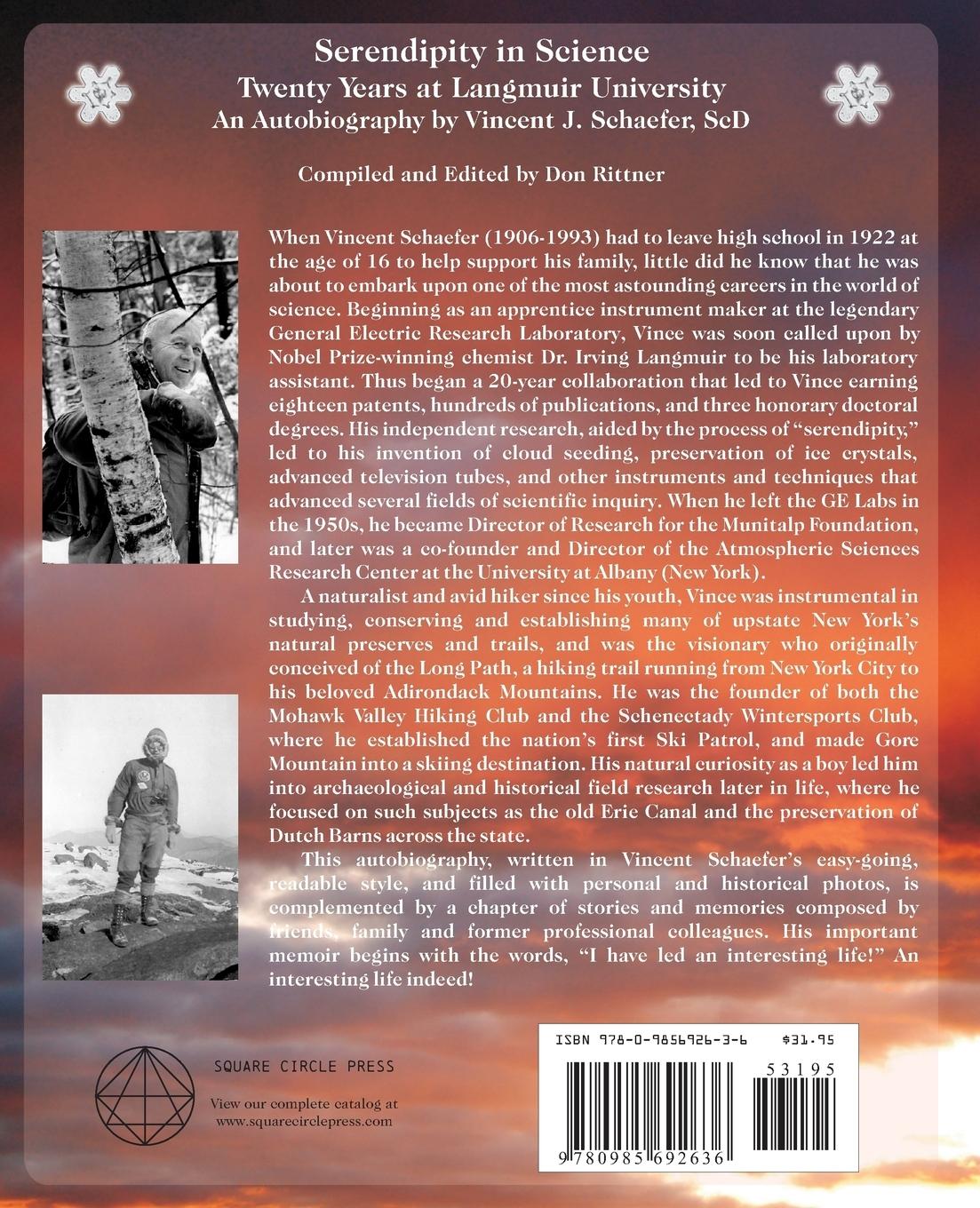 Rückseitencover Serendipity in Science: Twenty Years at Langmuir University