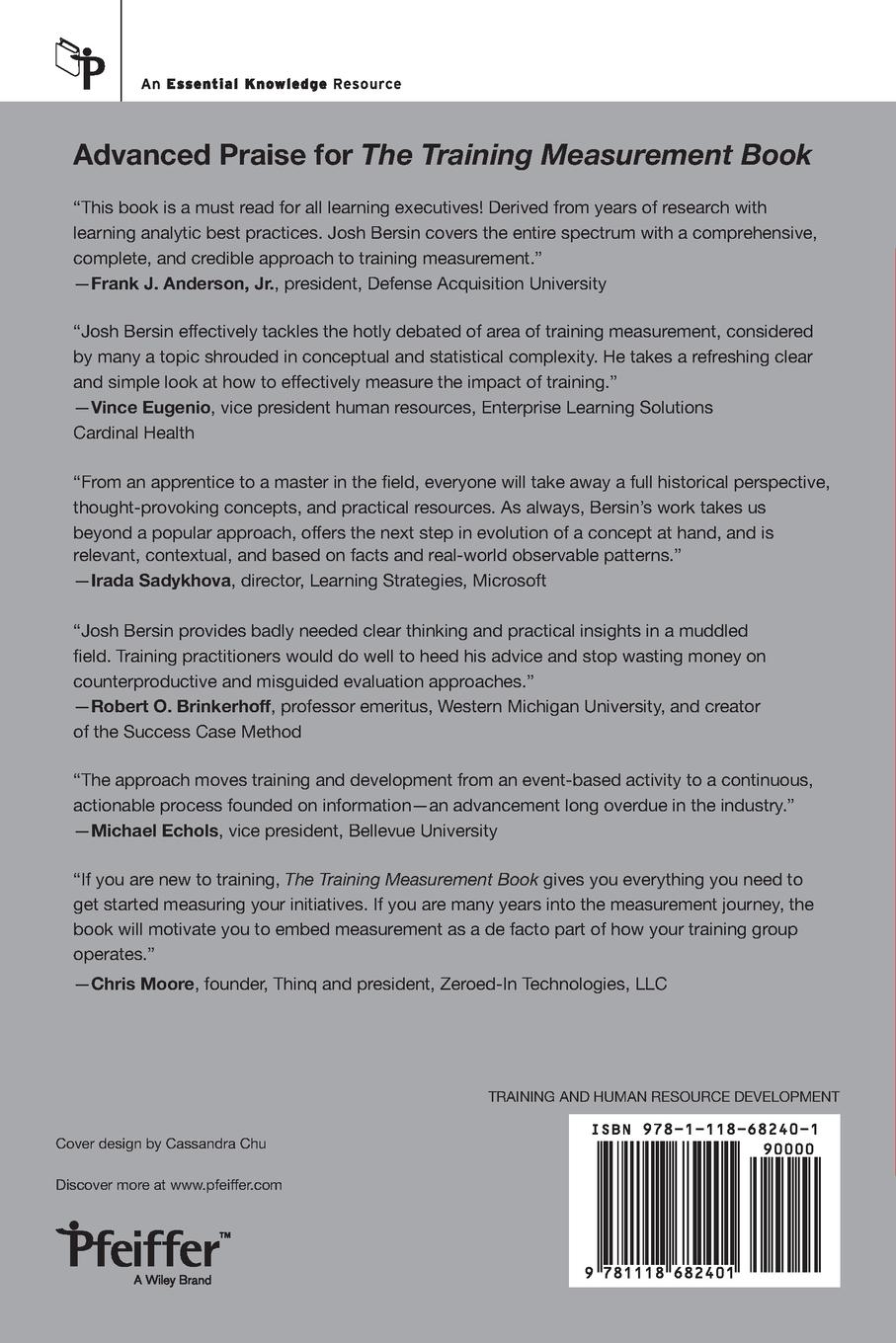 Rückseitencover The Training Measurement Book