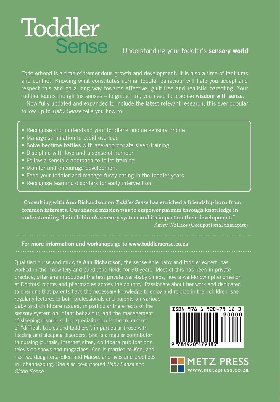 Rückseitencover Toddler Sense