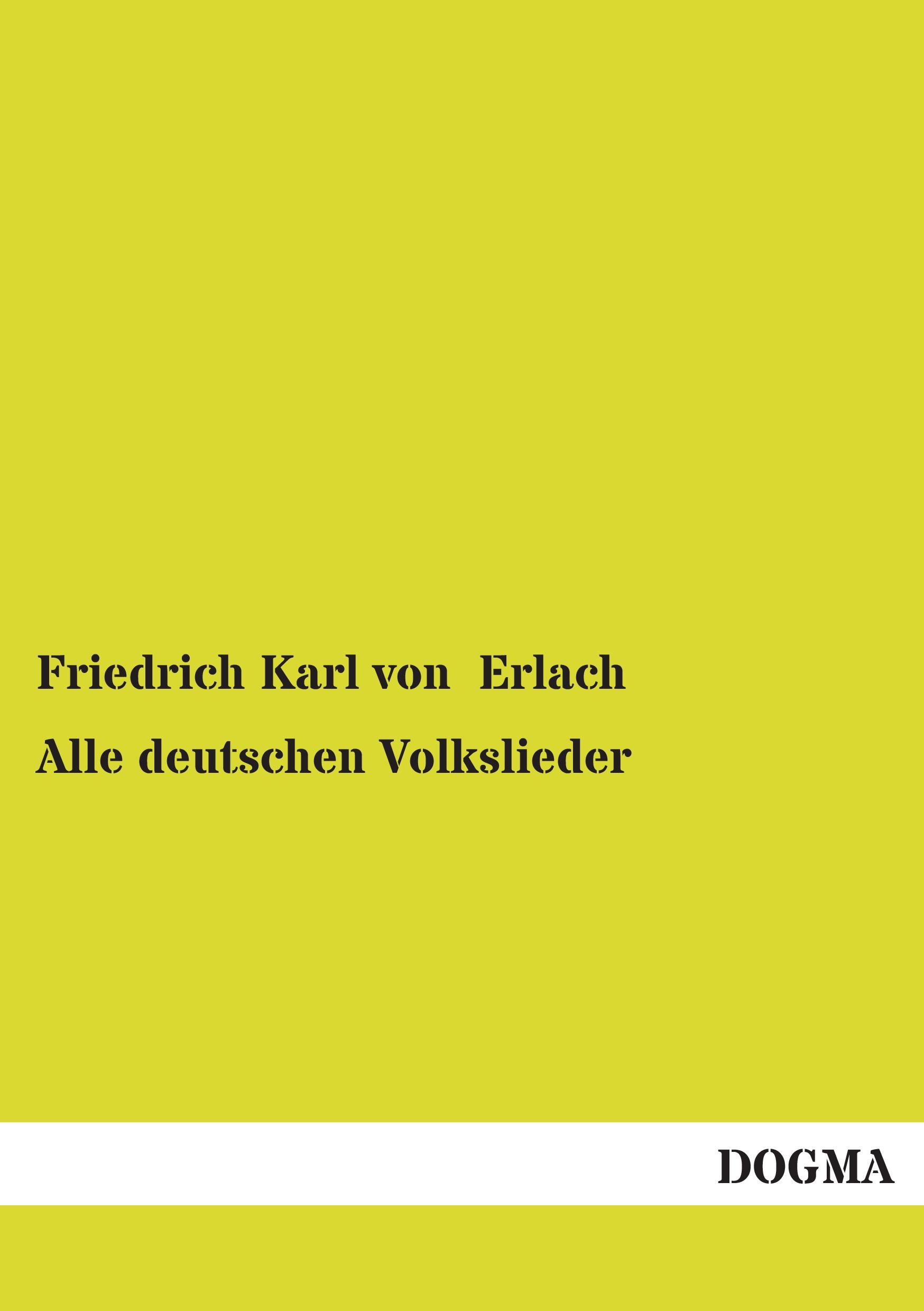 Vorderes Coverbild Alle deutschen Volkslieder