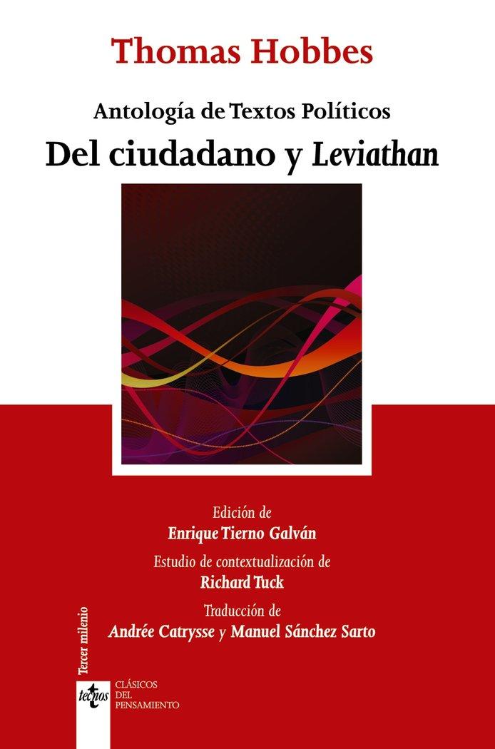 Vorderes Coverbild Del ciudadano ; Leviatán : antología de textos políticos
