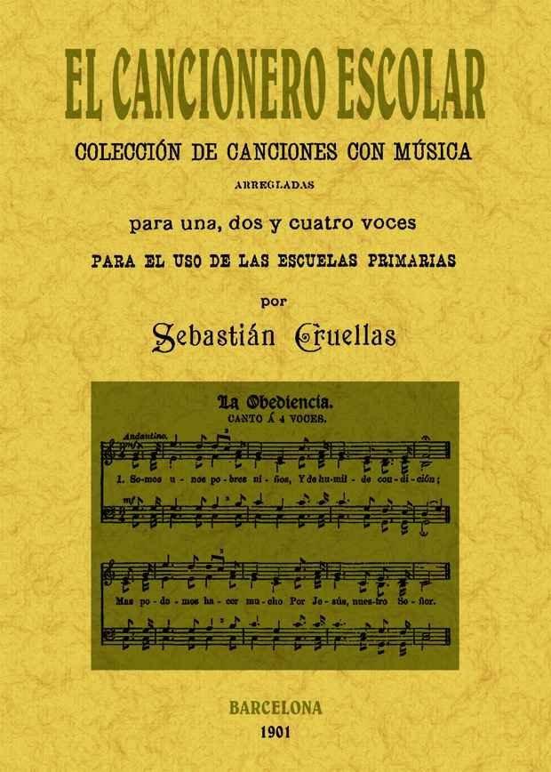 Vorderes Coverbild El cancionero escolar : colección de canciones con música