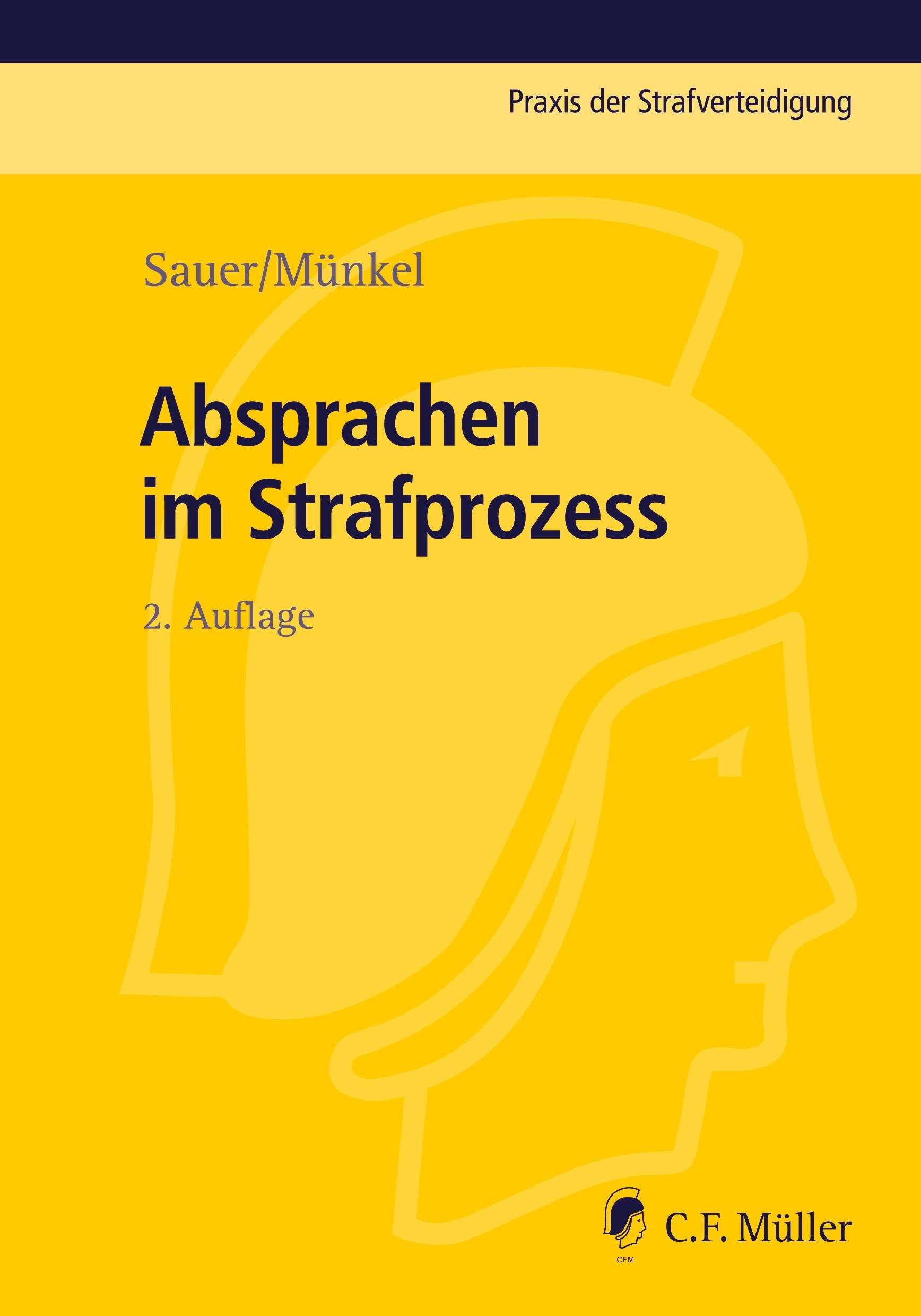 Vorderes Coverbild Absprachen im Strafprozess