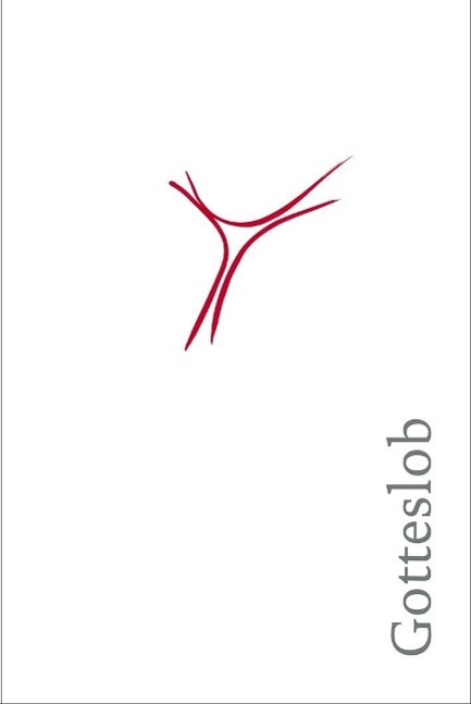 Vorderes Coverbild Gotteslob Kunstleder (Crylux) weiß. Bistum Augsburg