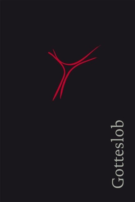 Vorderes Coverbild Gotteslob Kunstleder (Crylux) schwarz. Bistum Augsburg