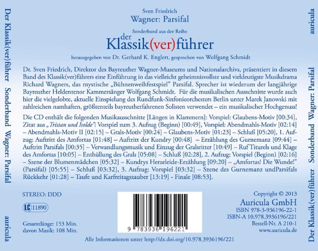 Beispielinhalt (Bild) Der Klassik(ver)führer - Sonderband Wagner: Parsifal