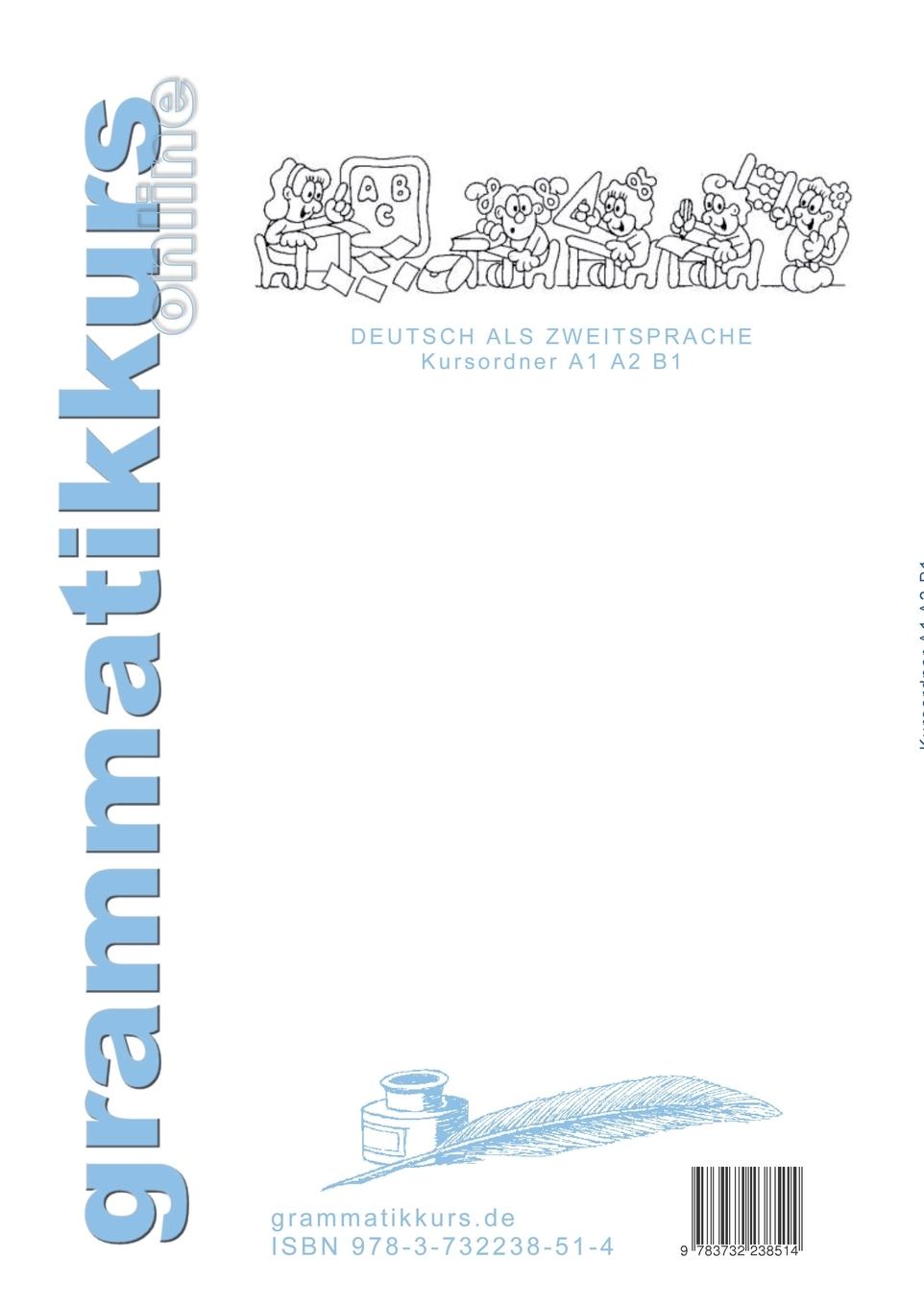 Rückseitencover Kurs - Ordner