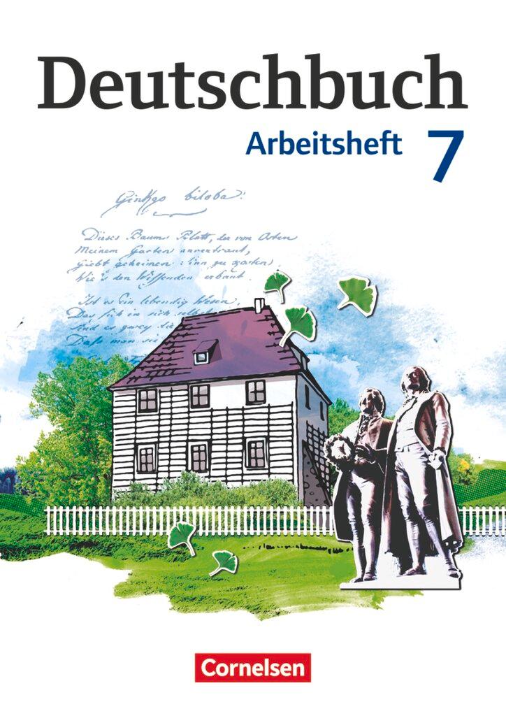 Vorderes Coverbild Deutschbuch 7. Schuljahr. Arbeitsheft mit Lösungen. Gymnasium Östliche Bundesländer und Berlin
