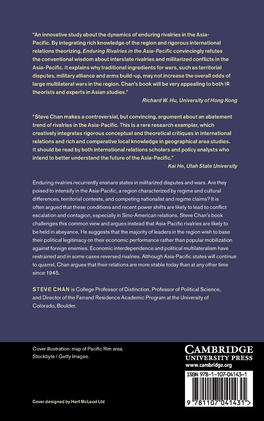 Rückseitencover Enduring Rivalries in the Asia-Pacific