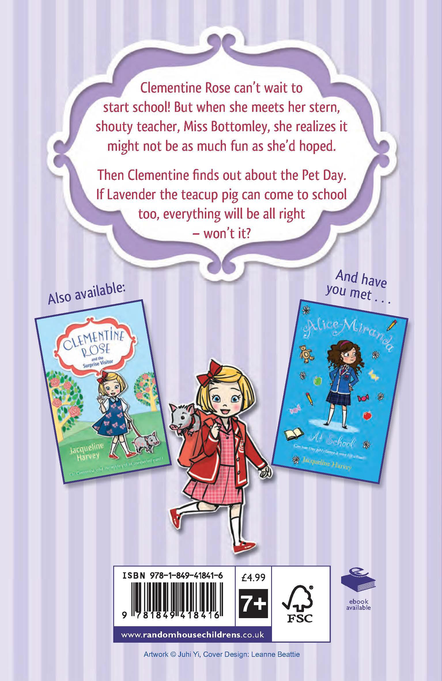 Rückseitencover Clementine Rose and the Pet Day Disaster