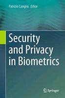 Beispielinhalt (Bild) Security and Privacy in Biometrics