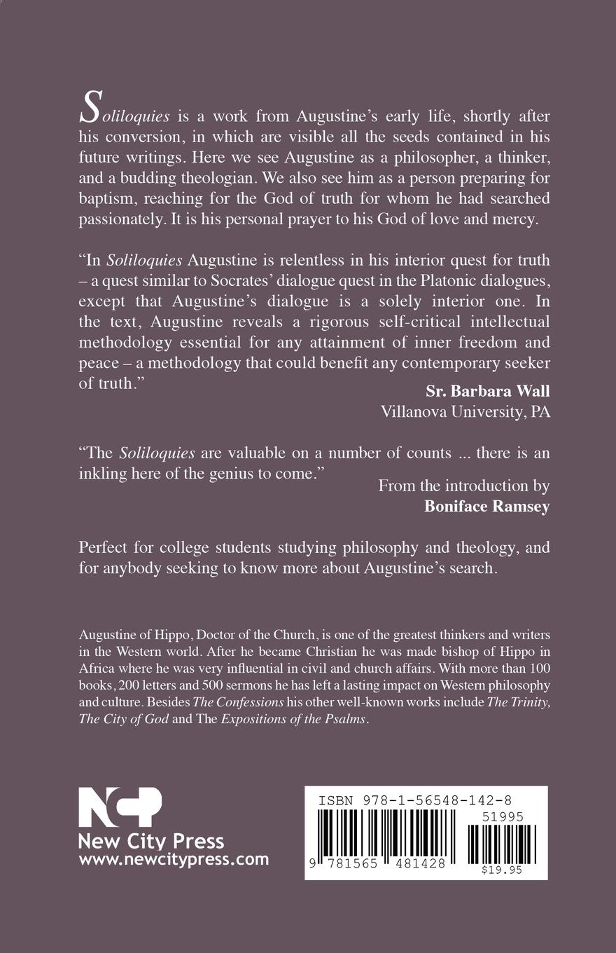 Rückseitencover Soliloquies