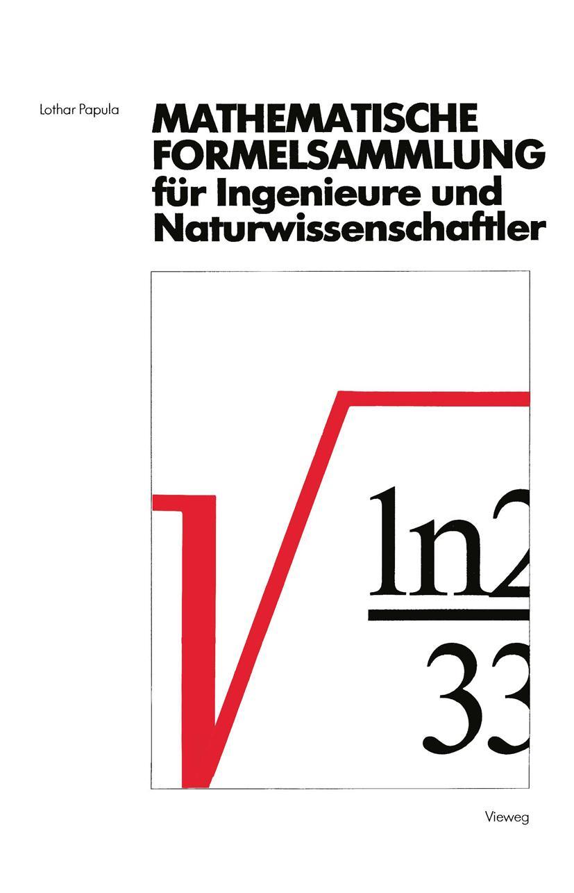 Vorderes Coverbild Mathematische Formelsammlung