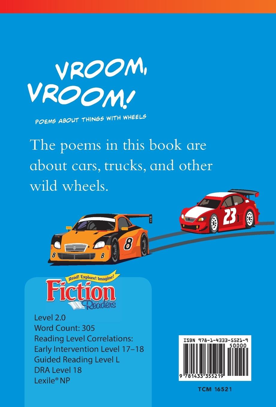 Rückseitencover Vroom, Vroom! Poems About Things with Wheels