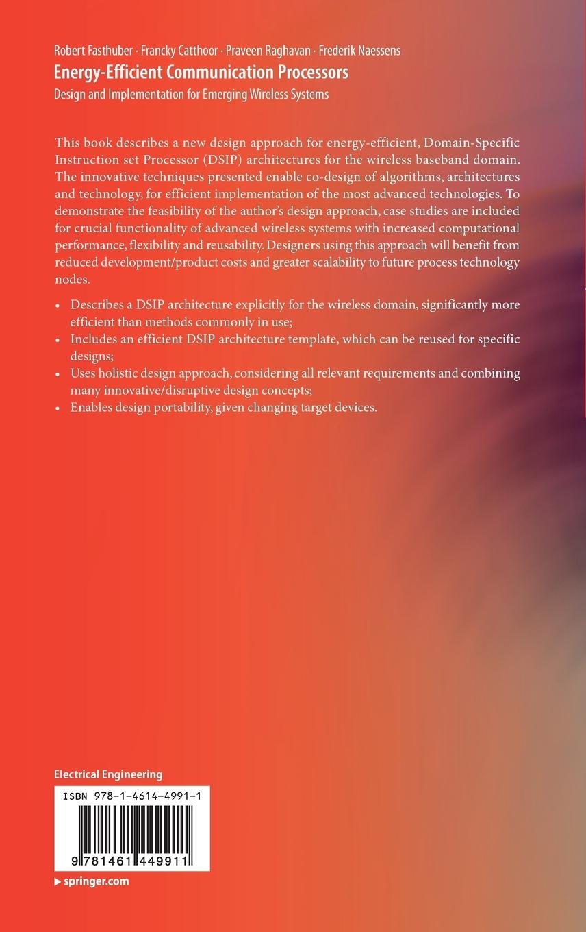 Rückseitencover Energy-Efficient Communication Processors