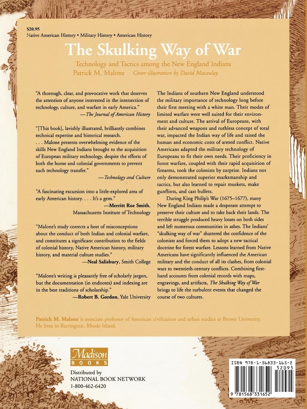 Rückseitencover The Skulking Way of War