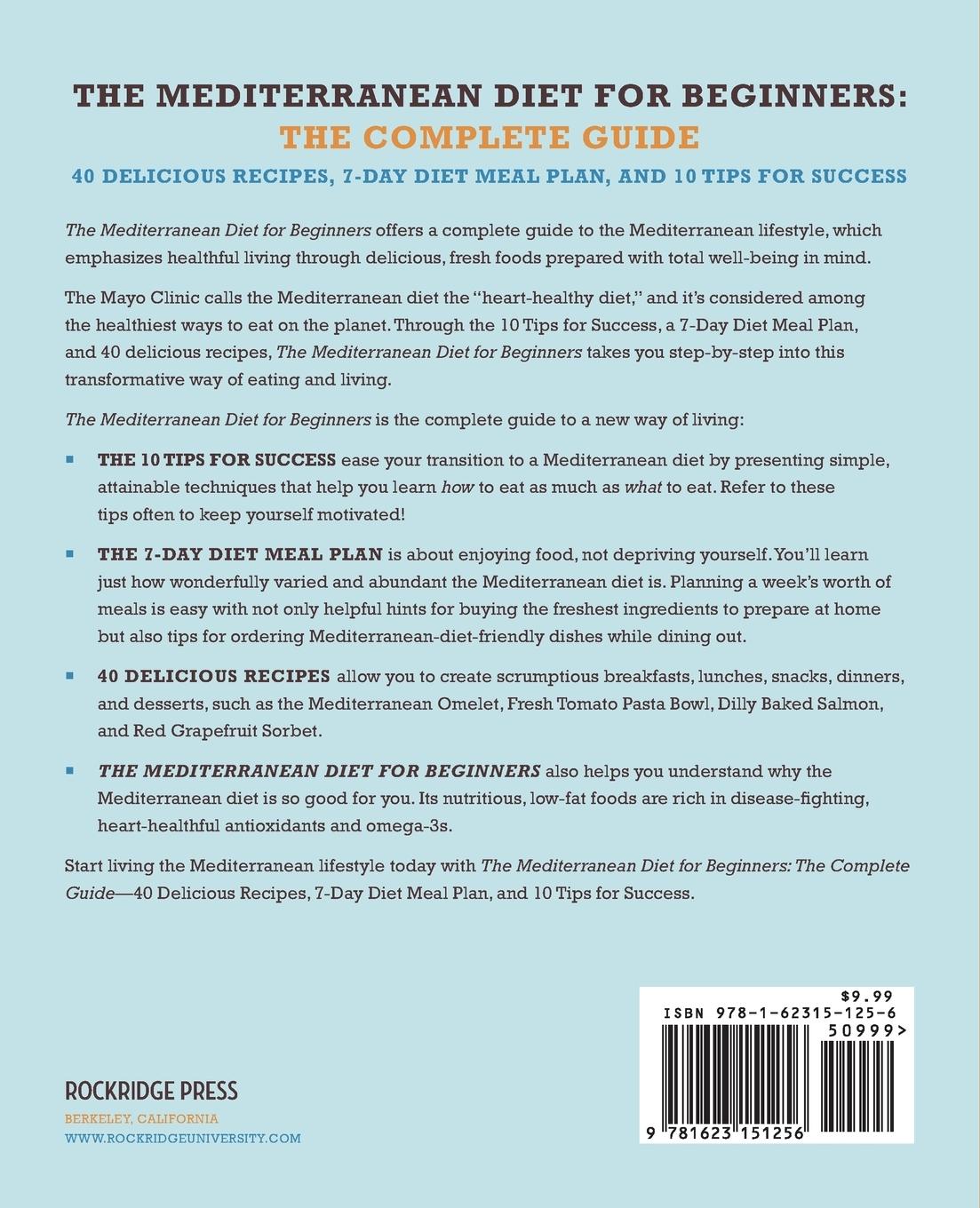 Rückseitencover The Mediterranean Diet for Beginners