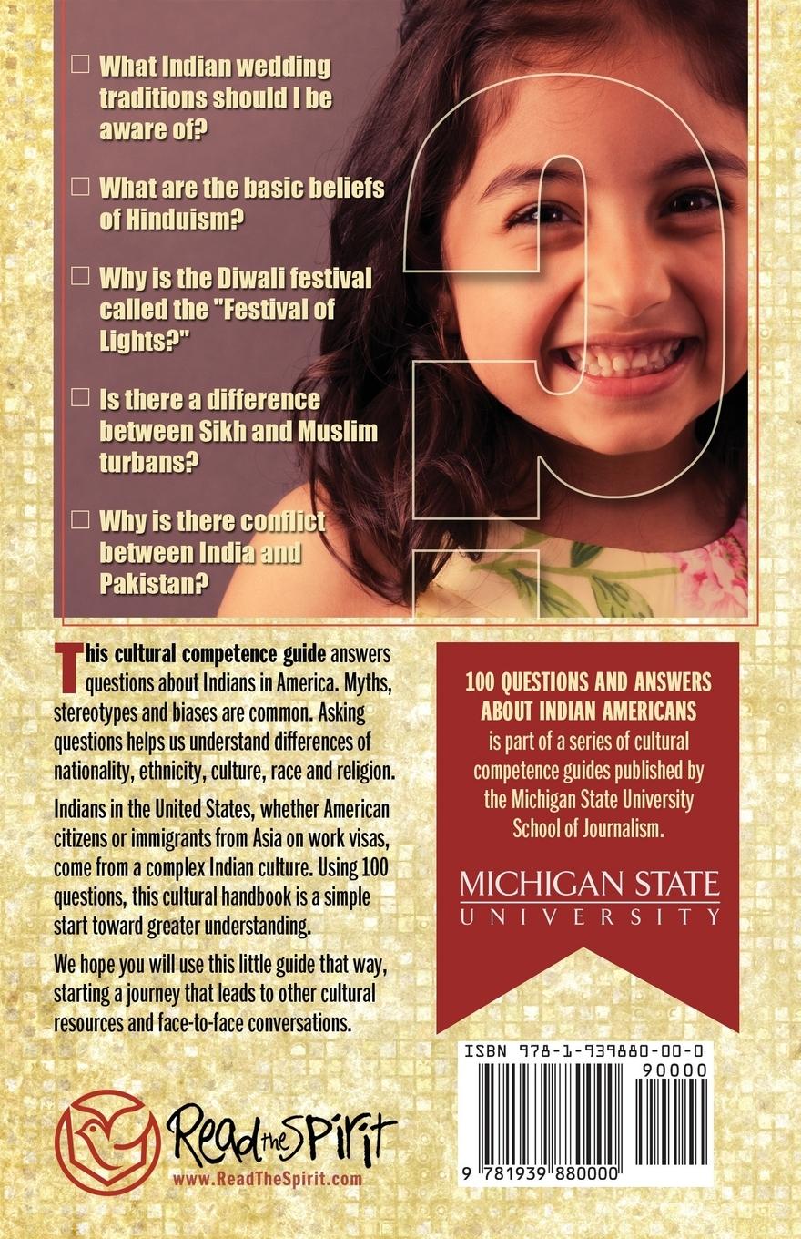 Rückseitencover 100 Questions and Answers about Indian Americans