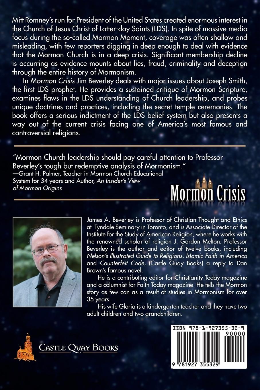 Rückseitencover Mormon Crisis