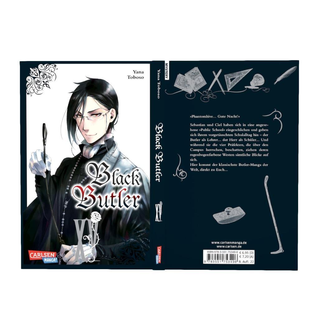 Beispielinhalt (Bild) Black Butler 15
