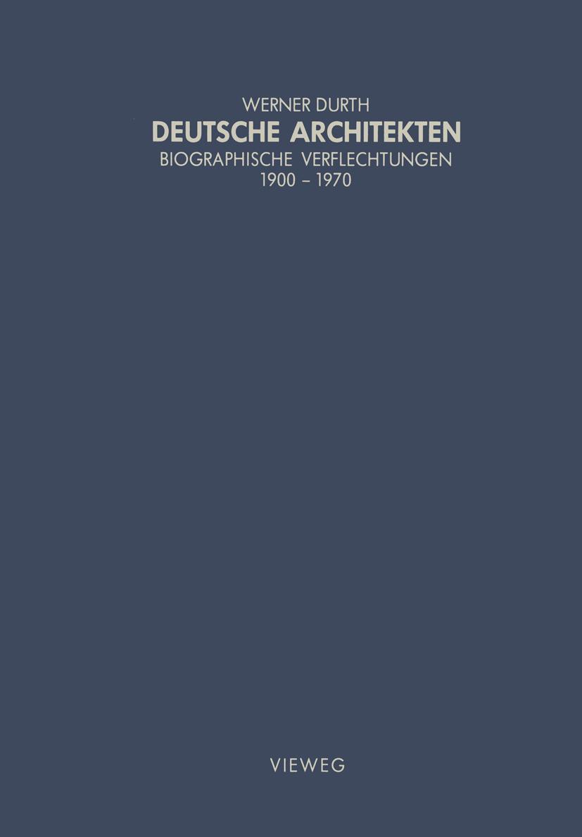 Vorderes Coverbild Deutsche Architekten