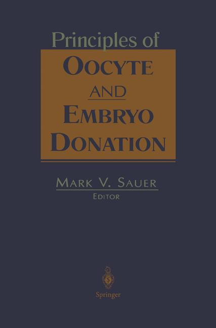 Vorderes Coverbild Principles of Oocyte and Embryo Donation