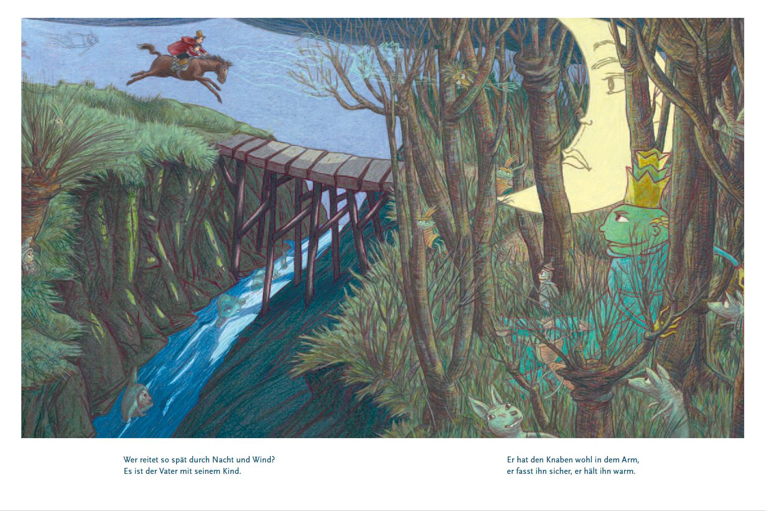 Beispielinhalt (Bild) Der Erlkönig