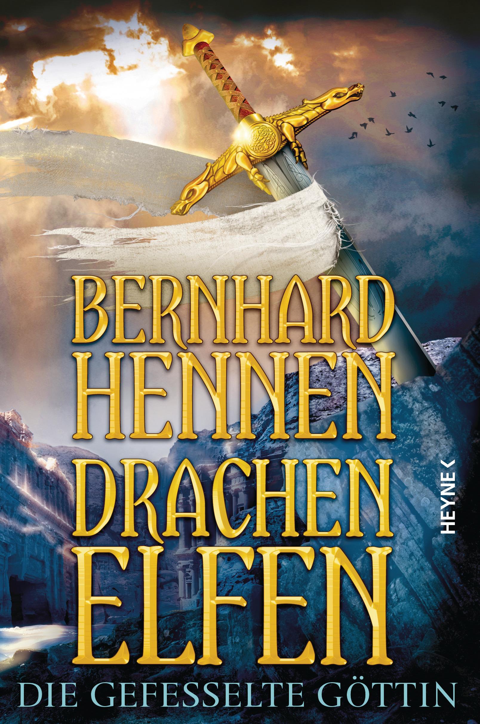 Vorderes Coverbild Drachenelfen 03. Die gefesselte Göttin