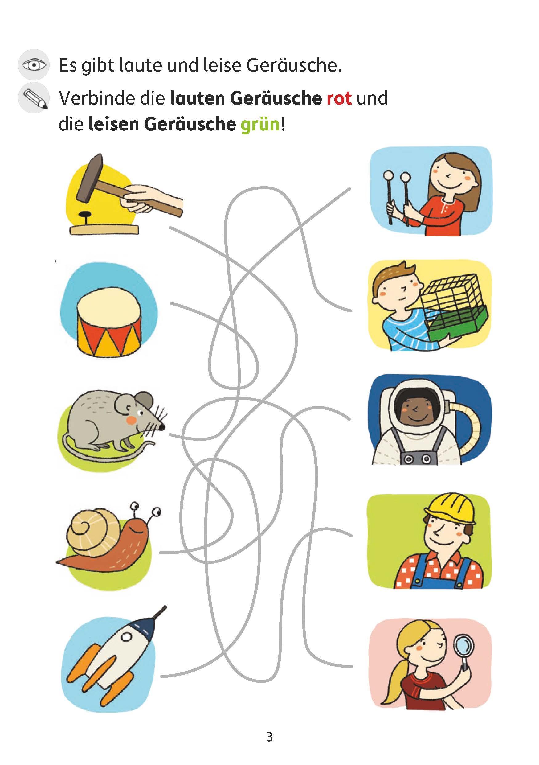 Beispielinhalt (Bild) Rechtschreiben 1. Klasse