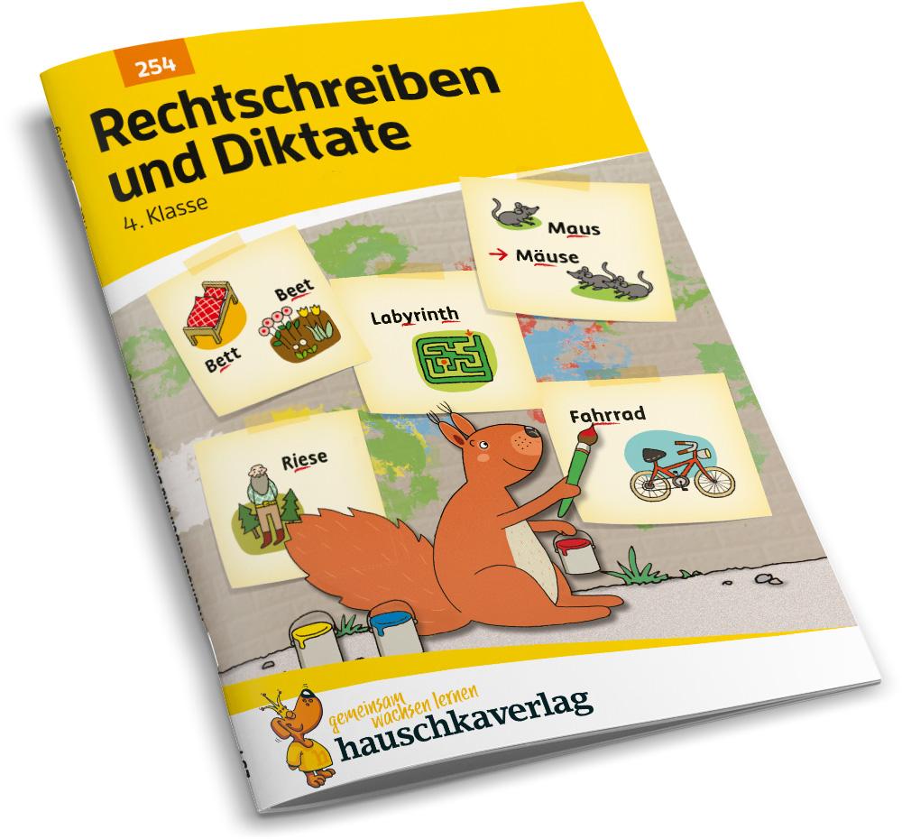 Beispielinhalt (Bild) Rechtschreiben und Diktate 4. Klasse