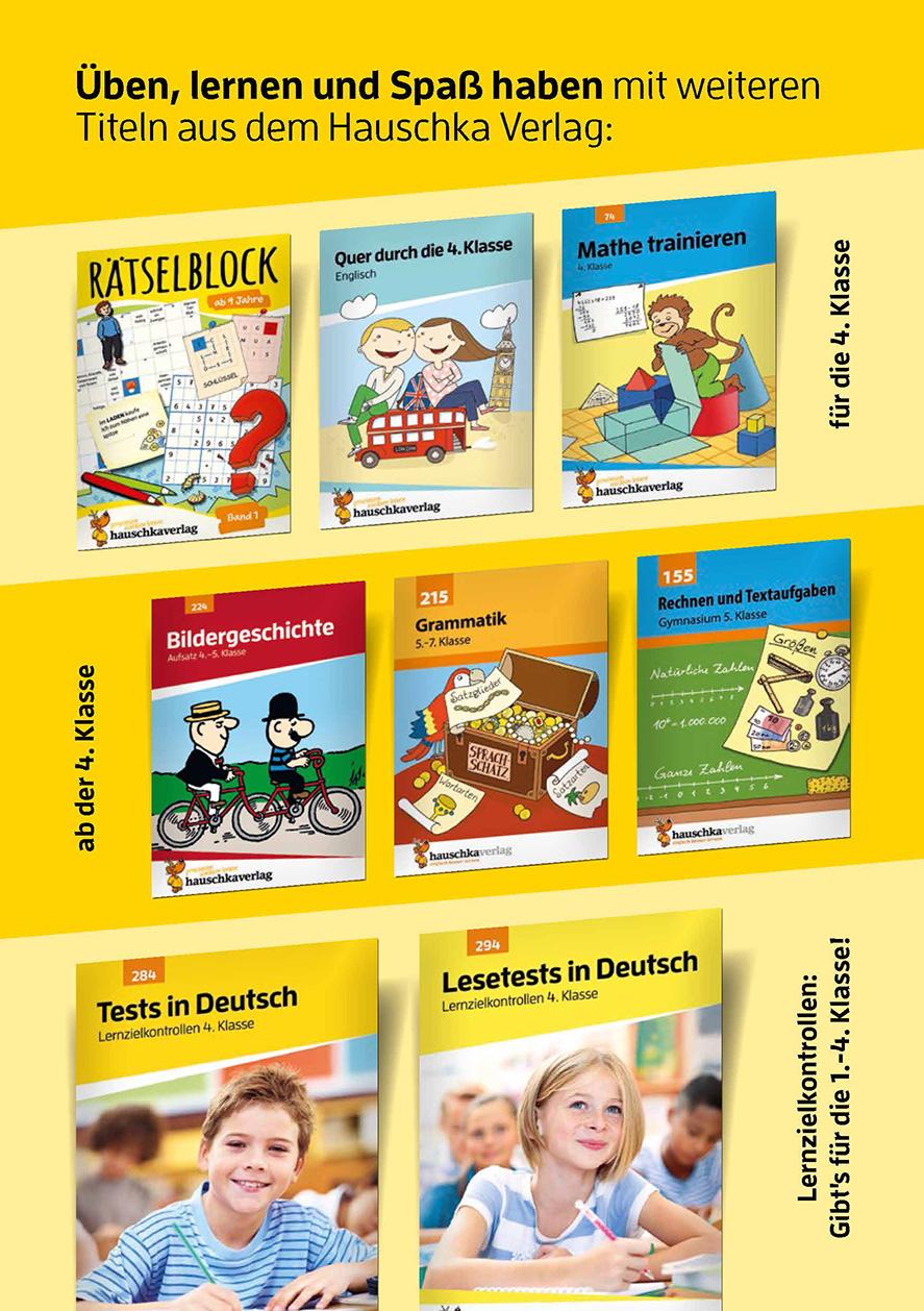 Beispielinhalt (Bild) Rechtschreiben und Diktate 4. Klasse