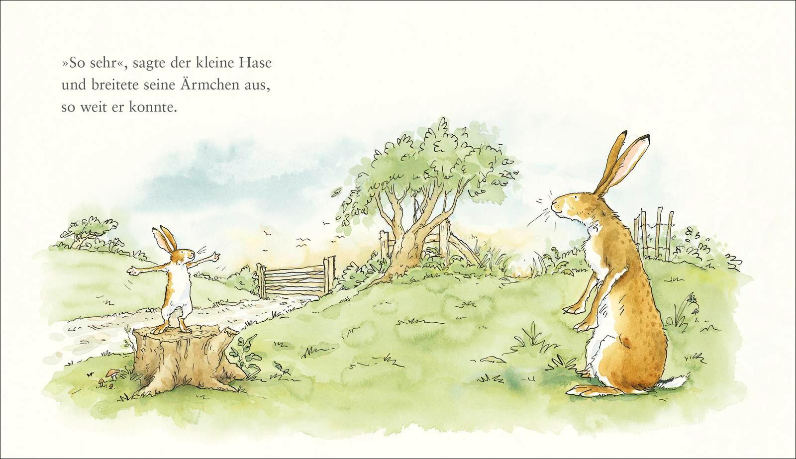 Beispielinhalt (Bild) Weißt du eigentlich, wie lieb ich dich hab? Mini-Bilderbuch