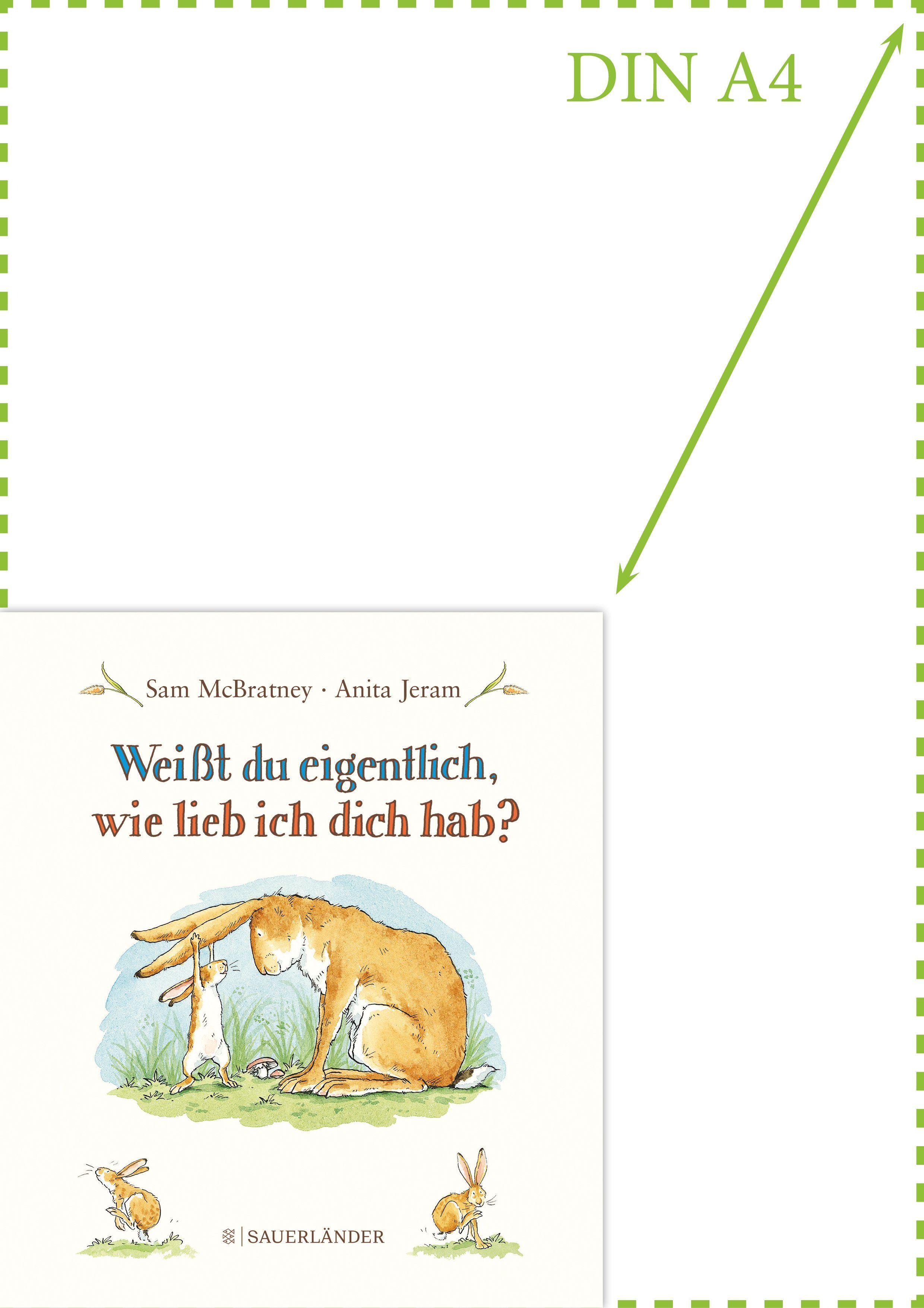 Beispielinhalt (Bild) Weißt du eigentlich, wie lieb ich dich hab? Mini-Bilderbuch