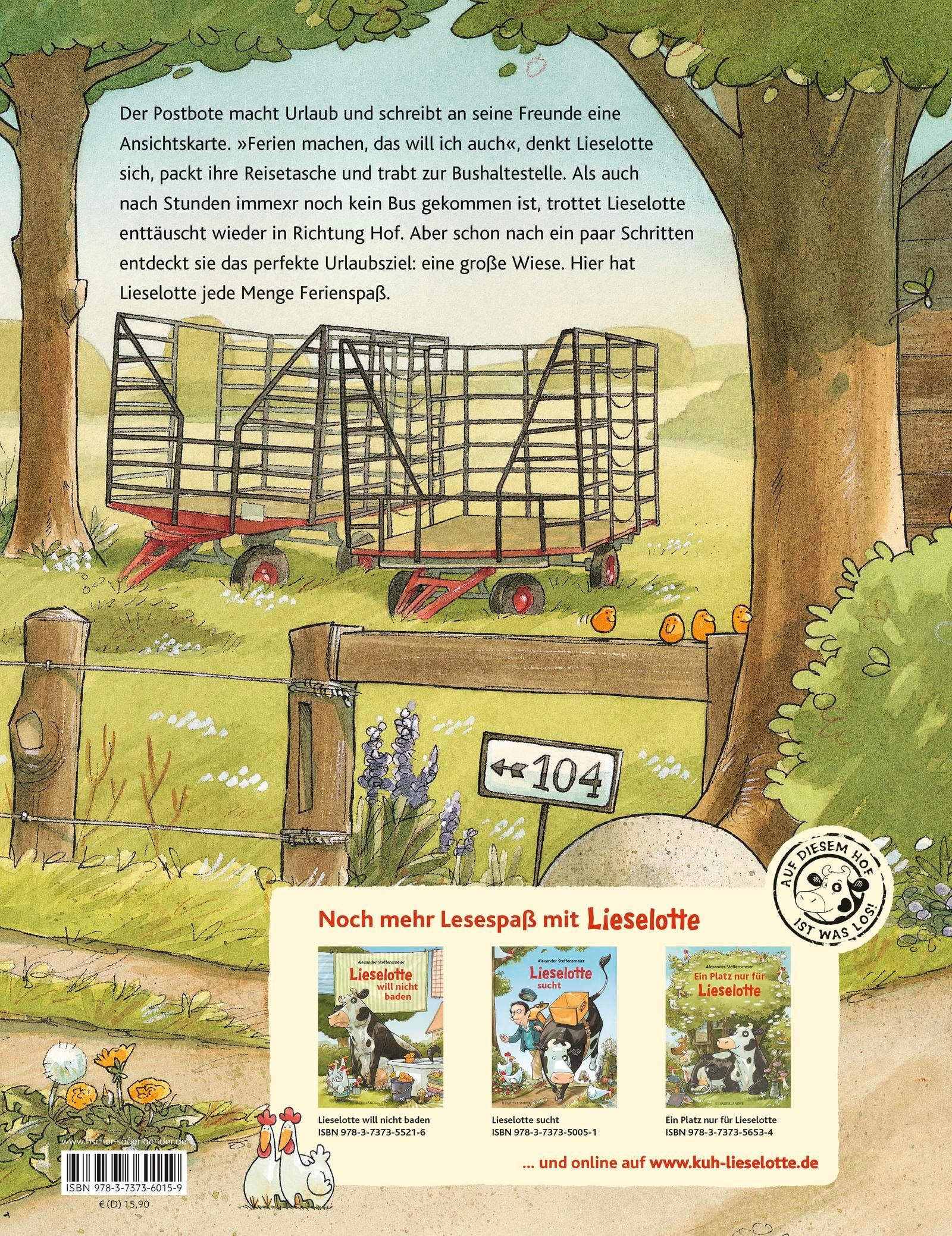 Rückseitencover Lieselotte macht Urlaub
