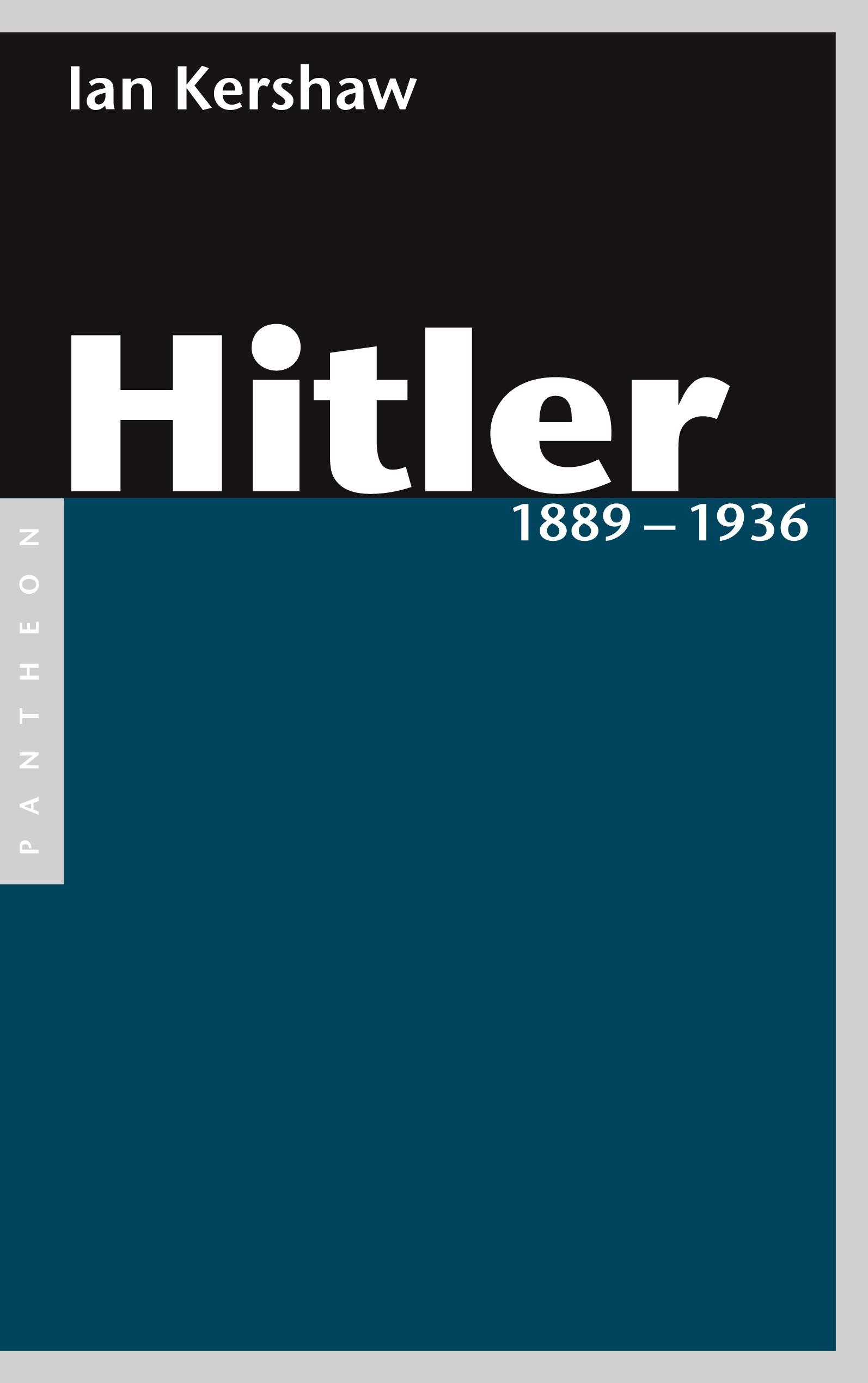 Vorderes Coverbild Hitler 1889 - 1936