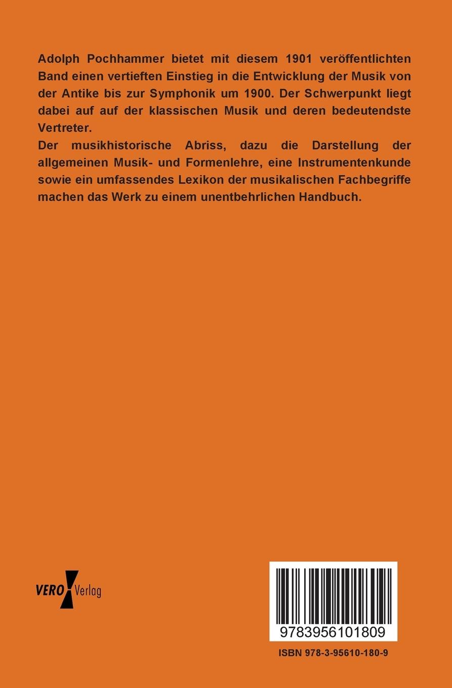 Rückseitencover Einführung in die Musik