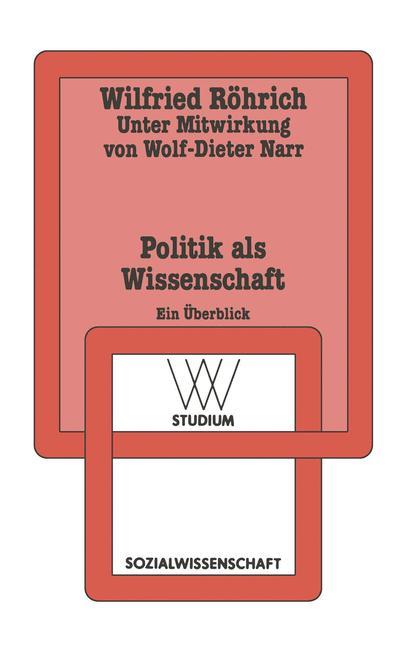 Vorderes Coverbild Politik als Wissenschaft