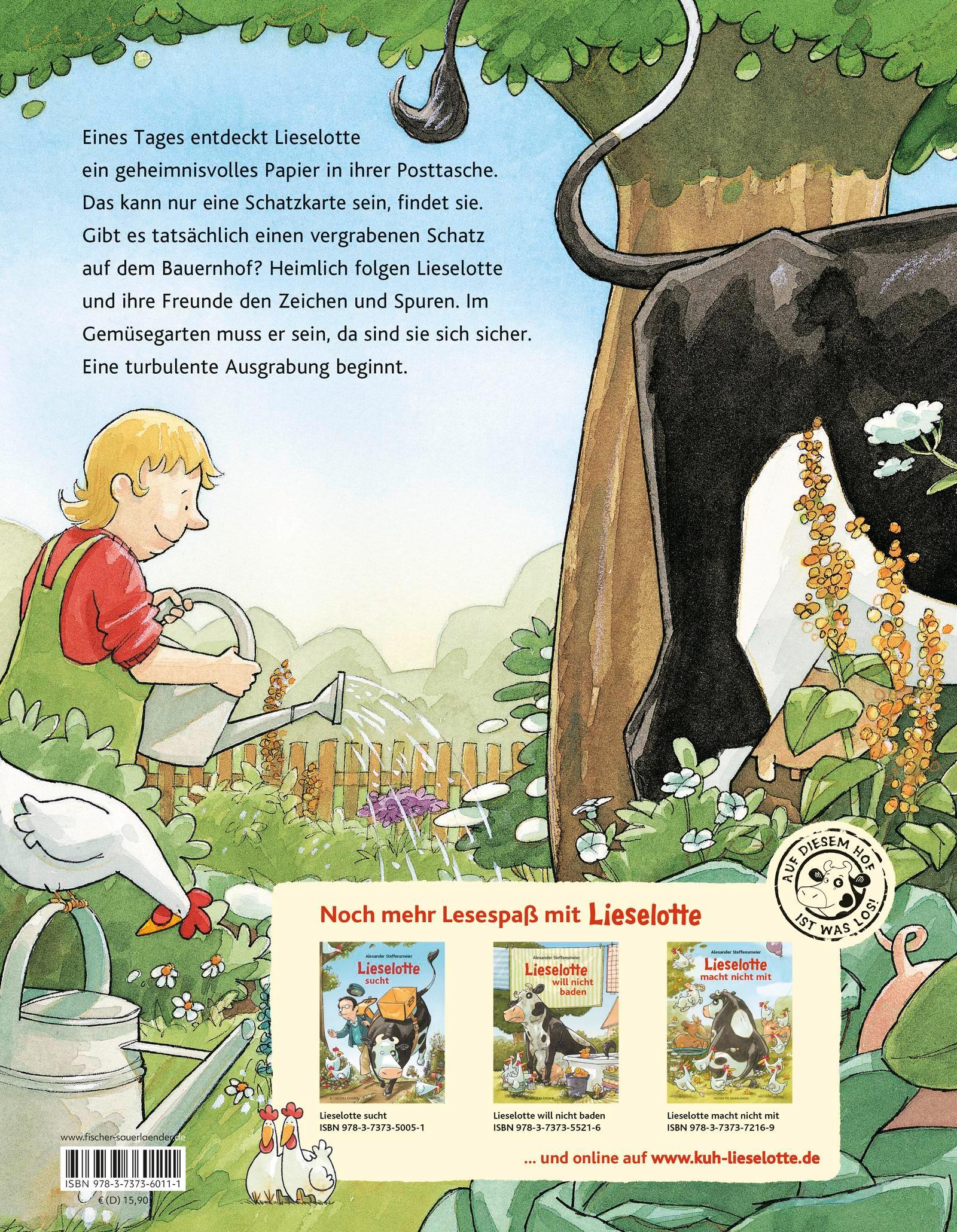 Rückseitencover Lieselotte sucht einen Schatz