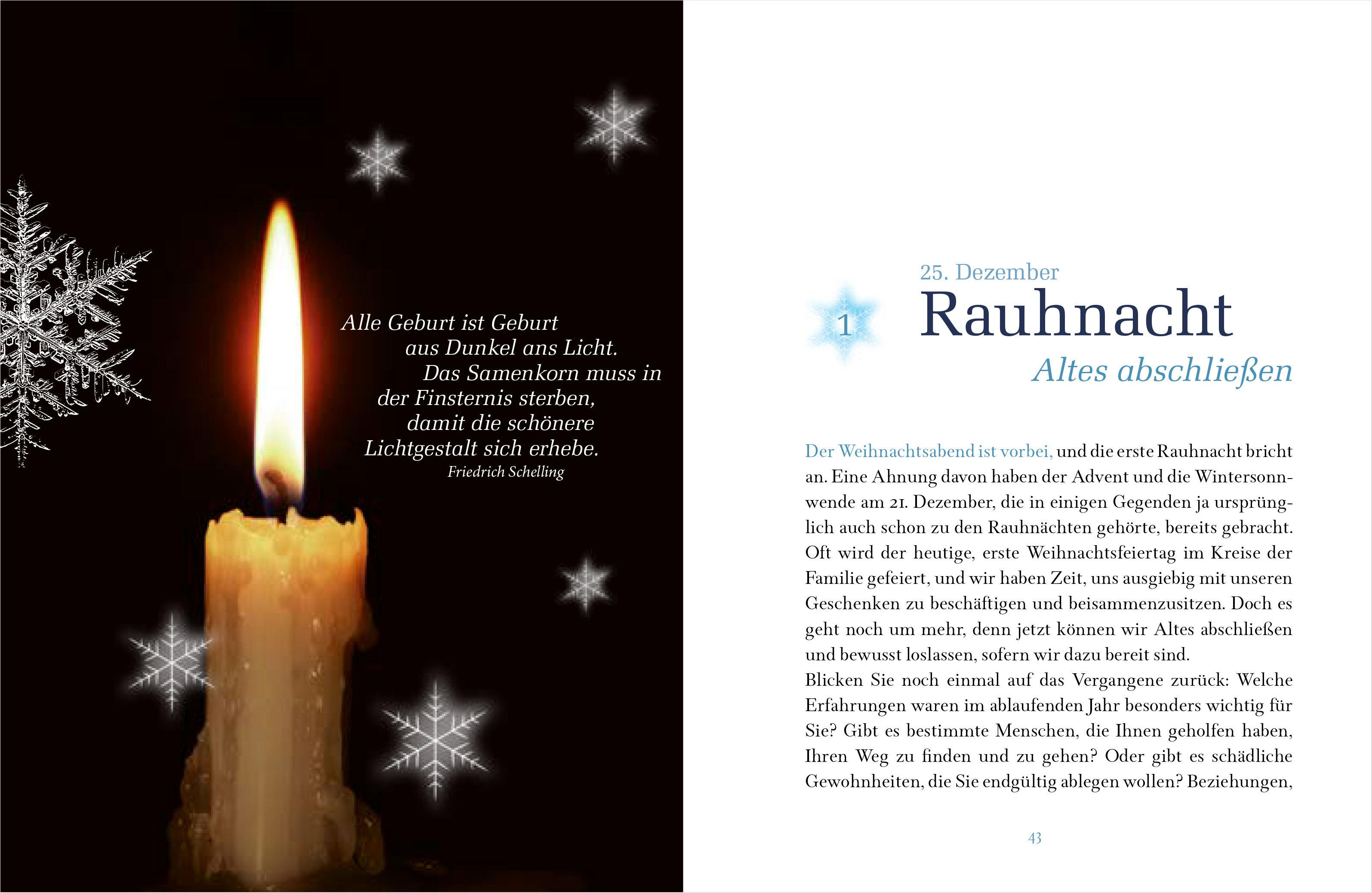 Beispielinhalt (Bild) Das Wunder der Rauhnächte
