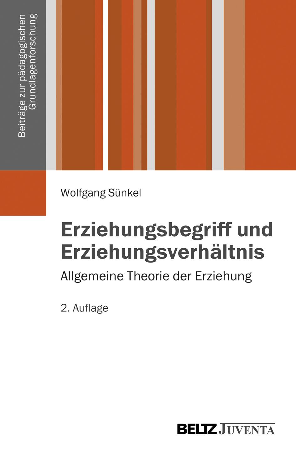 Vorderes Coverbild Erziehungsbegriff und Erziehungsverhältnis