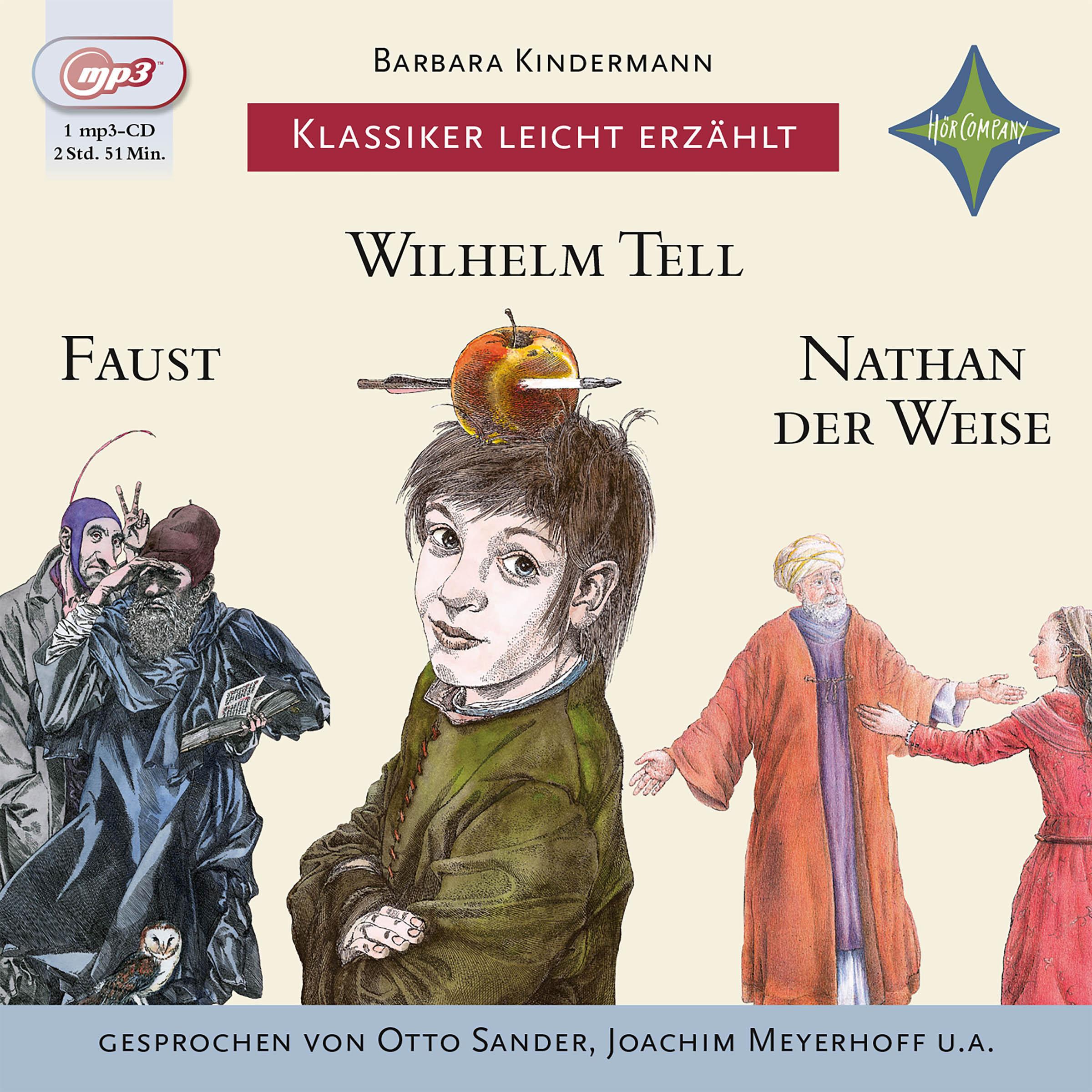 Vorderes Coverbild Weltliteratur für Kinder: 3-er Box Deutsche Klassik: Faust, Wilhelm Tell, Nathan der Weise