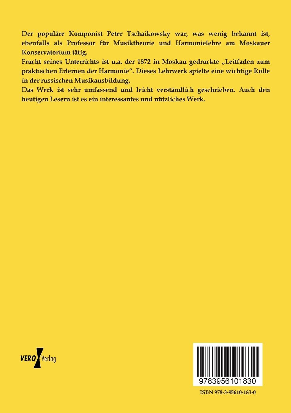 Rückseitencover Leitfaden zum praktischen Erlernen der Harmonie