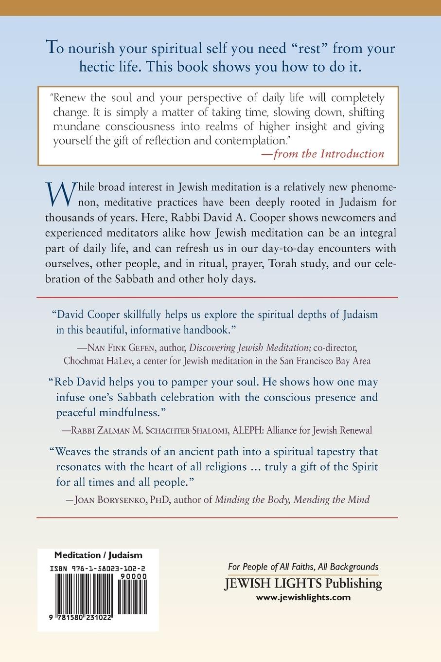 Rückseitencover The Handbook of Jewish Meditation Practices