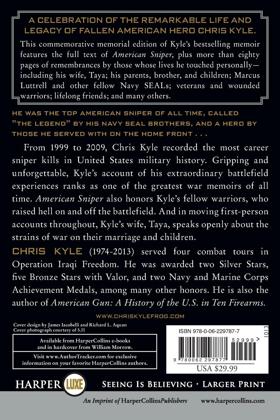 Rückseitencover American Sniper LP