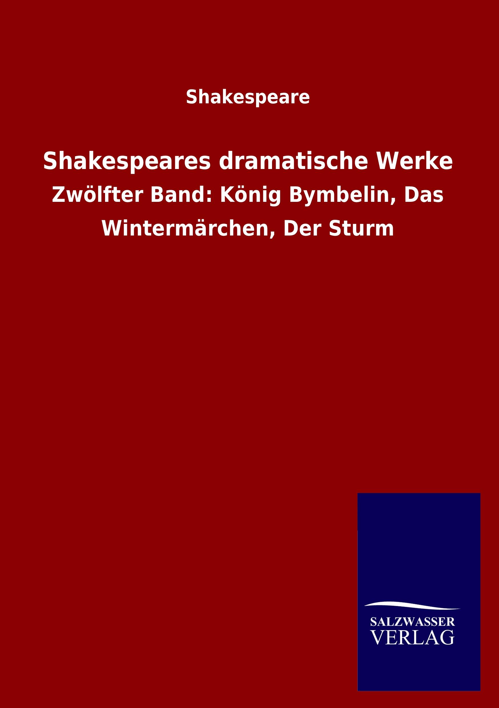 Vorderes Coverbild Shakespeares dramatische Werke